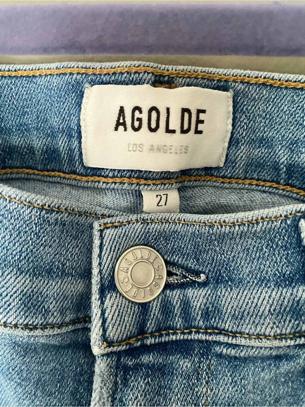 AGOLDE •LOT• 2 Pairs Sophie High Rise Skinny Jeans Denim Size 27